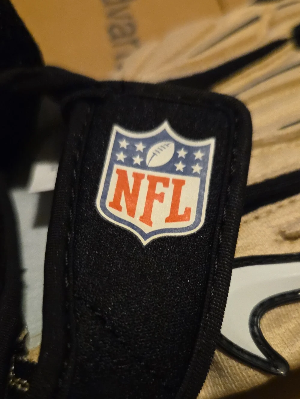 NikeTeam Edition NFL Orleans Saints Black & Gold FOOTBALL Gloves ⚜️ 🏈⚜️🏈